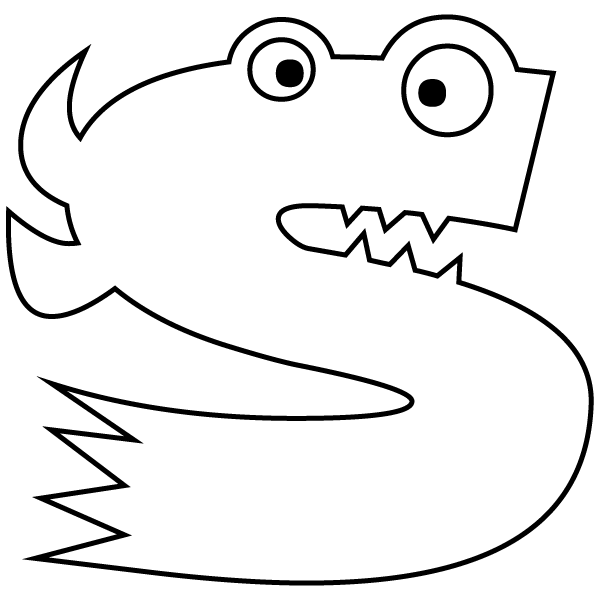 Letter S Coloring Page Babadoodle