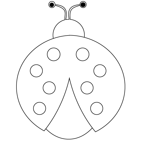 Ladybug Coloring Page