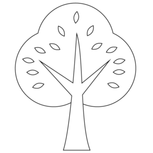 Tree Coloring Page – Babadoodle