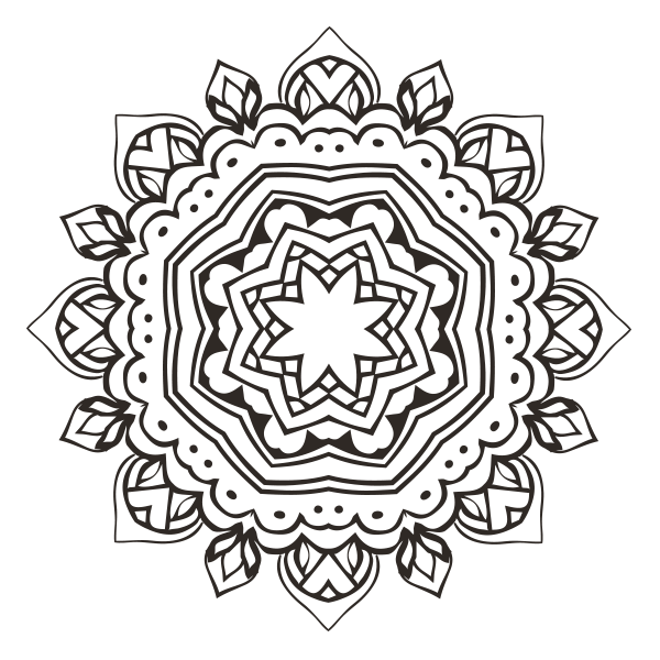 Mandala Coloring Page #5