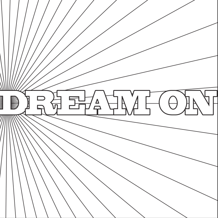 Dream On Coloring Page