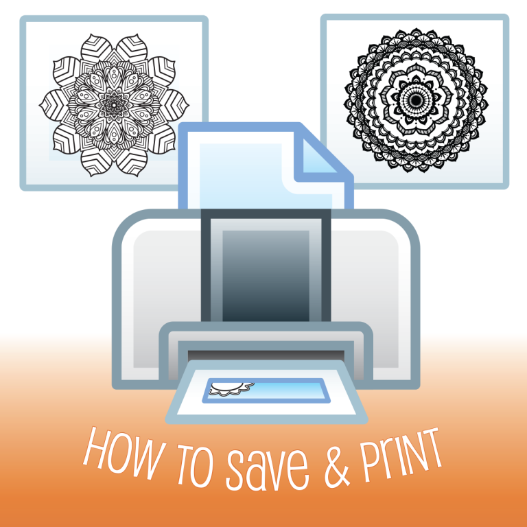 How to Print or Save