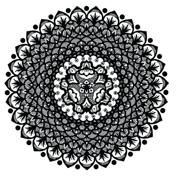 Mandala Coloring Page – Babadoodle