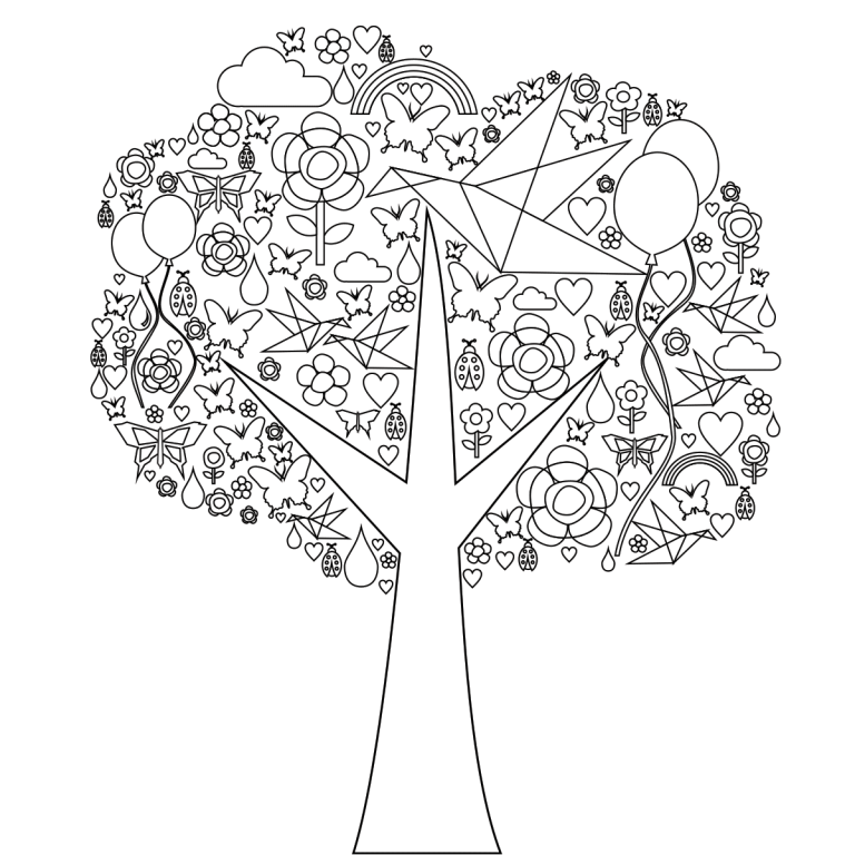 Nature Coloring Pages Babadoodle