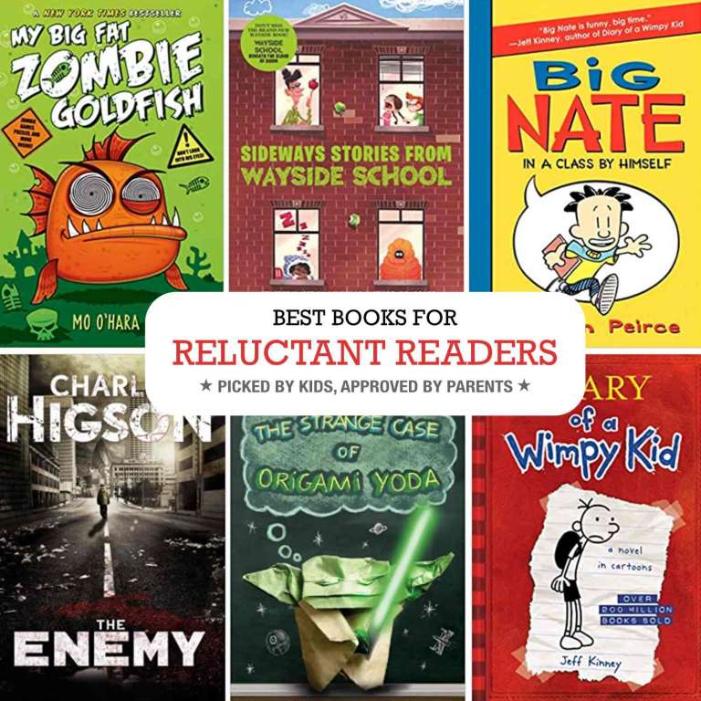 Best Kids’ Books for Reluctant Readers: Picked by Kids, approved by parents